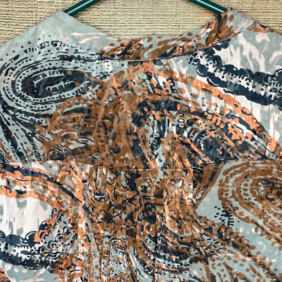 Anthropologie Meadow Rue Briarcliff Blouse Long Sleeve Button Front SZ Small NWT - Picture 8 of 11